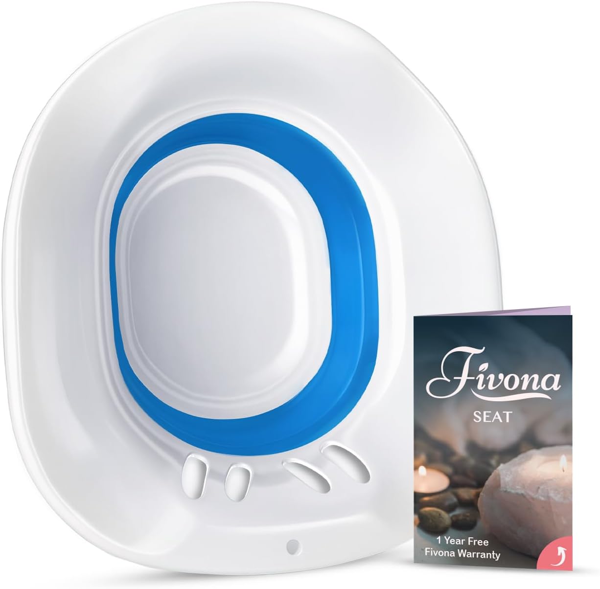 Fivona Foldable Sitz Bath for Toilet Seat