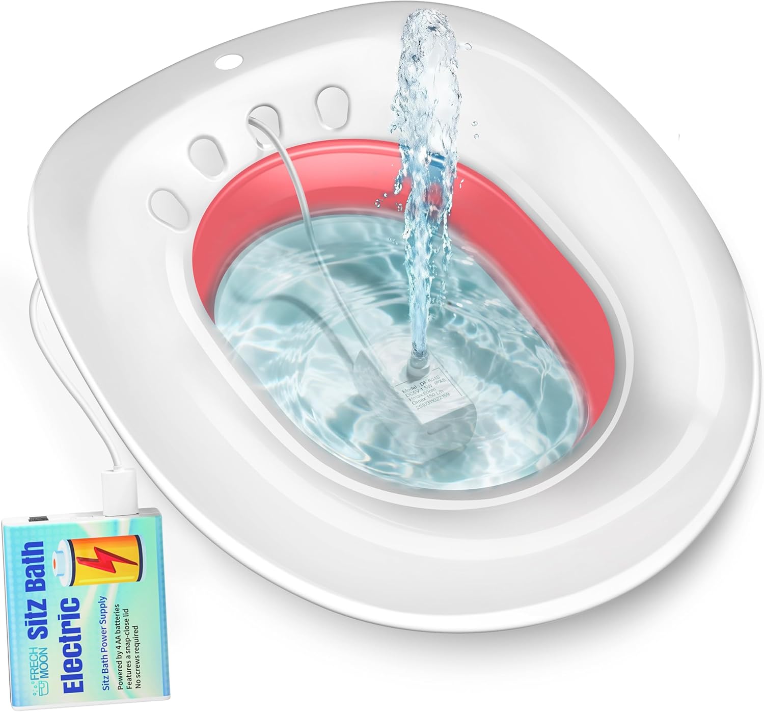 FRECHMOON Electric Sitz Bath for Toilet Seat